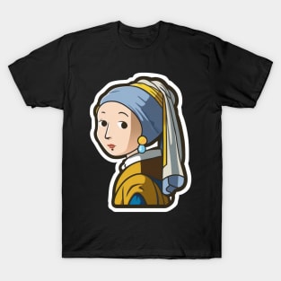 Girl with a Pearl Earring T-Shirt